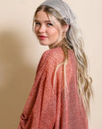 Tulle Lace Poppy Headscarf Hats & Hair Pink