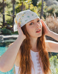 Blissful Bloom Floral Bandana Bandanas Mustard