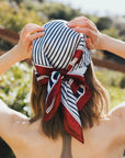 Colorblock Satin Bandana Bandanas