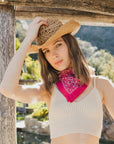 Flower Field Bandana Hats & Hair