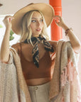 Oversized Floral Anemone Bandana Hats & Hair