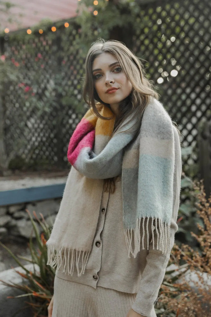 Soft Mohair Scarf - This Years Classic - leto-collection