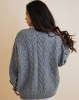 Classic Soft Cable Knit Pullover Sweater