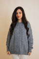 Classic Soft Cable Knit Pullover Sweater