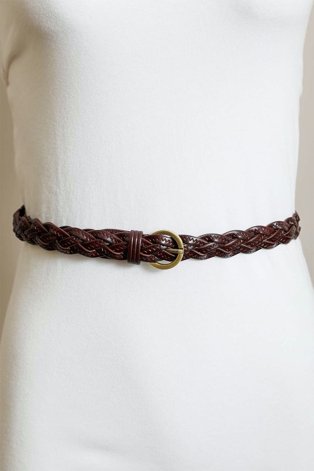Classic Braided Leather Belt – Timeless Style for Every Outfit 🤎⛓️