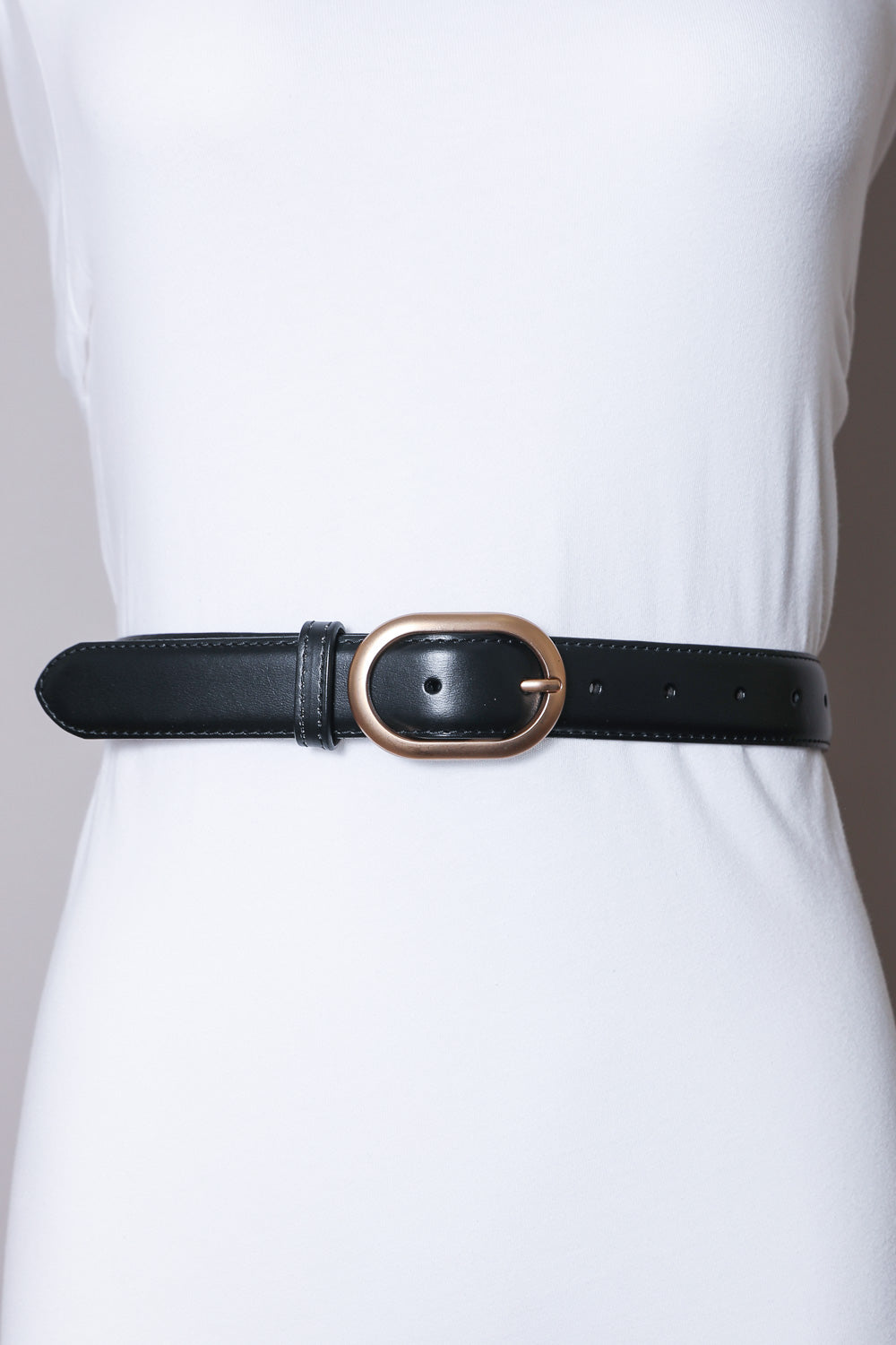 Chic Rose Gold Waist Belt – Matte Finish &amp; Versatile Style