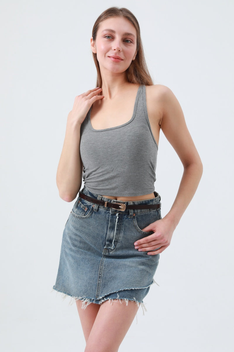 The Everyday Essential: Premium Skinny Leather Belt