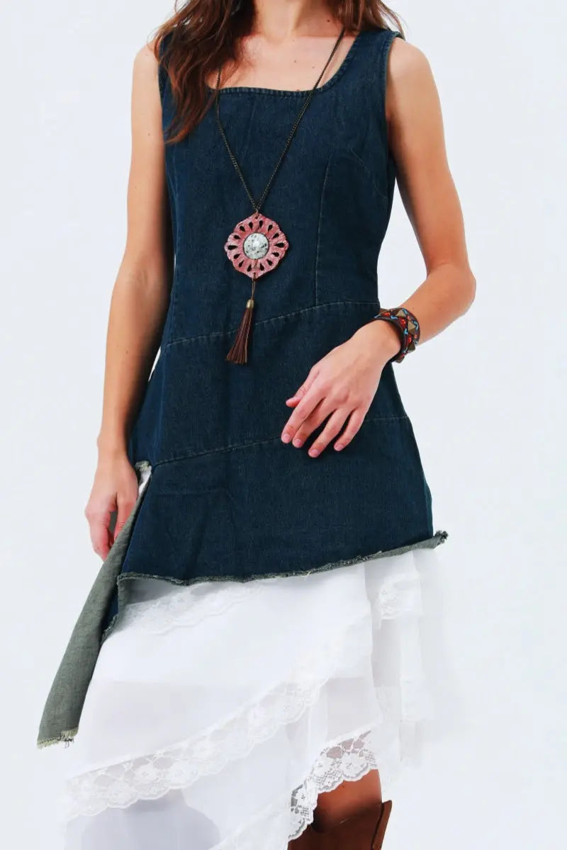 Tribal Circle Pendant Necklace – Leather &amp; Turquoise ☀️ Leto Collection