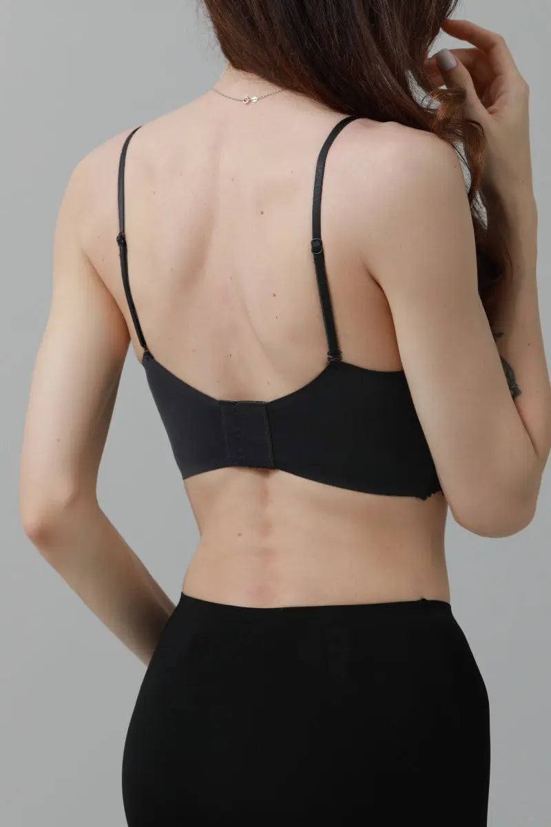 CloudSoft Wireless Bra – Lace Detail &amp; Invisible Fit 🌸☁️ Leto Collection