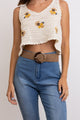 Earthy Chic Nature Loop Raffia Belt