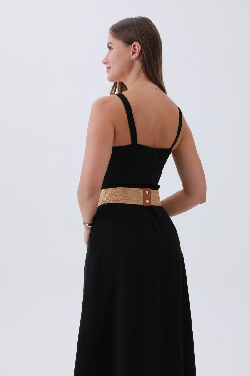 Adjustable Bow Belt – Stretchy Woven Waistband🌸✨