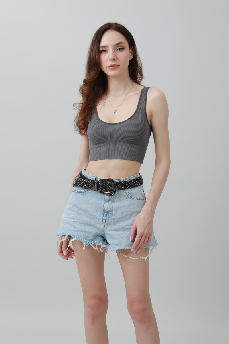 Rhinestone &amp; Rivet Studded Belt – Glam Western Sparkle ✨🤠