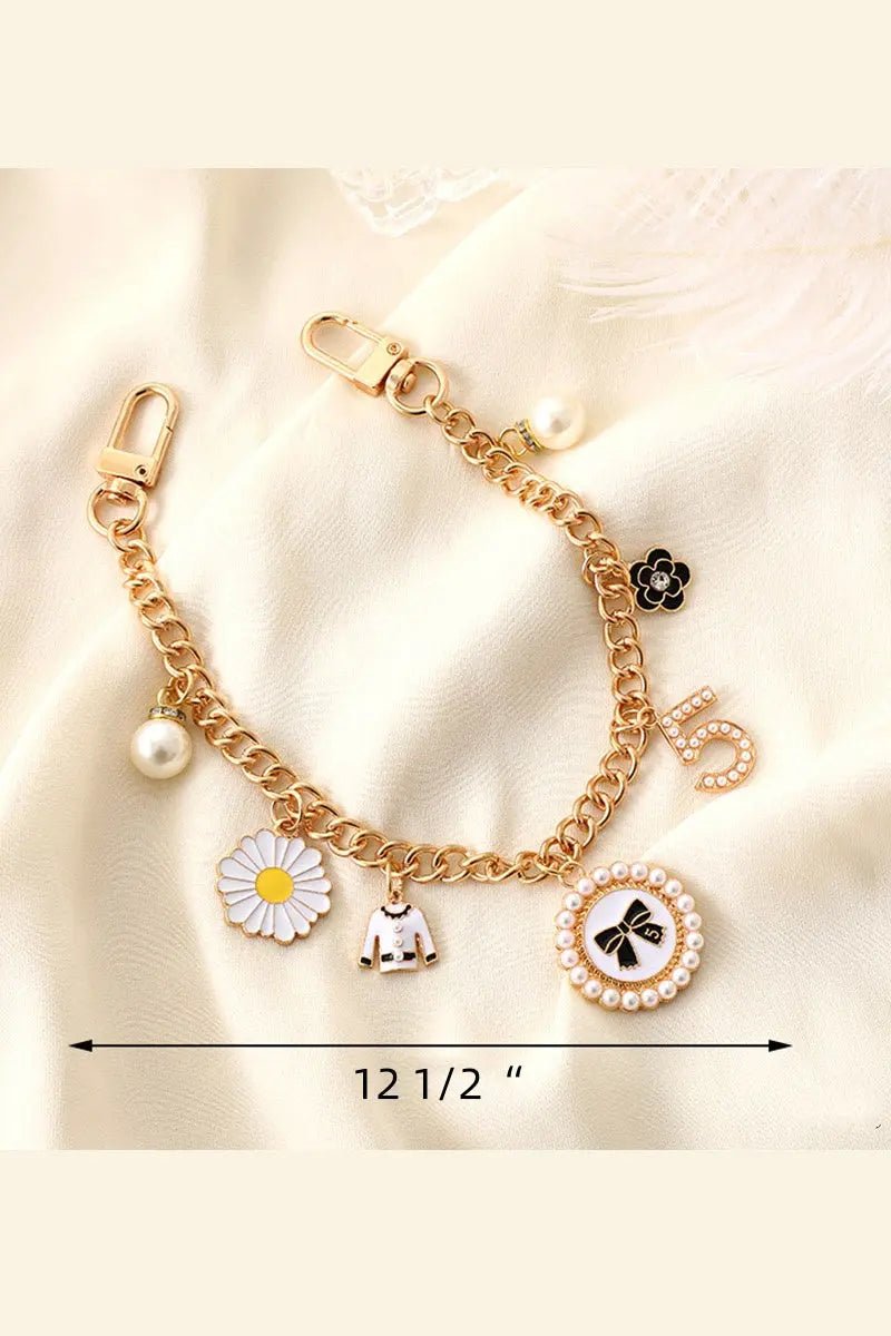 Luxury Bow Chain Strap – Elegant Purse Charm Accessory 🎀⛓️ Leto Collection