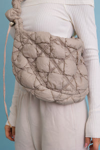 Carry All Quilted Puffer Crossbody Bag 👜