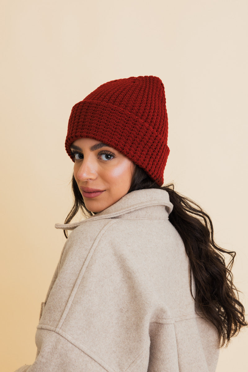 Toasty Waffle Puff Beanie Leto Collection