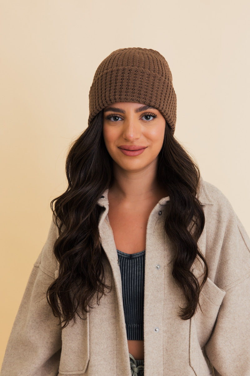 Toasty Waffle Puff Beanie Leto Collection