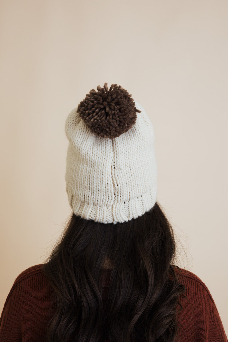 Snuggle &amp; Happy Cheer Up Pom Beanie