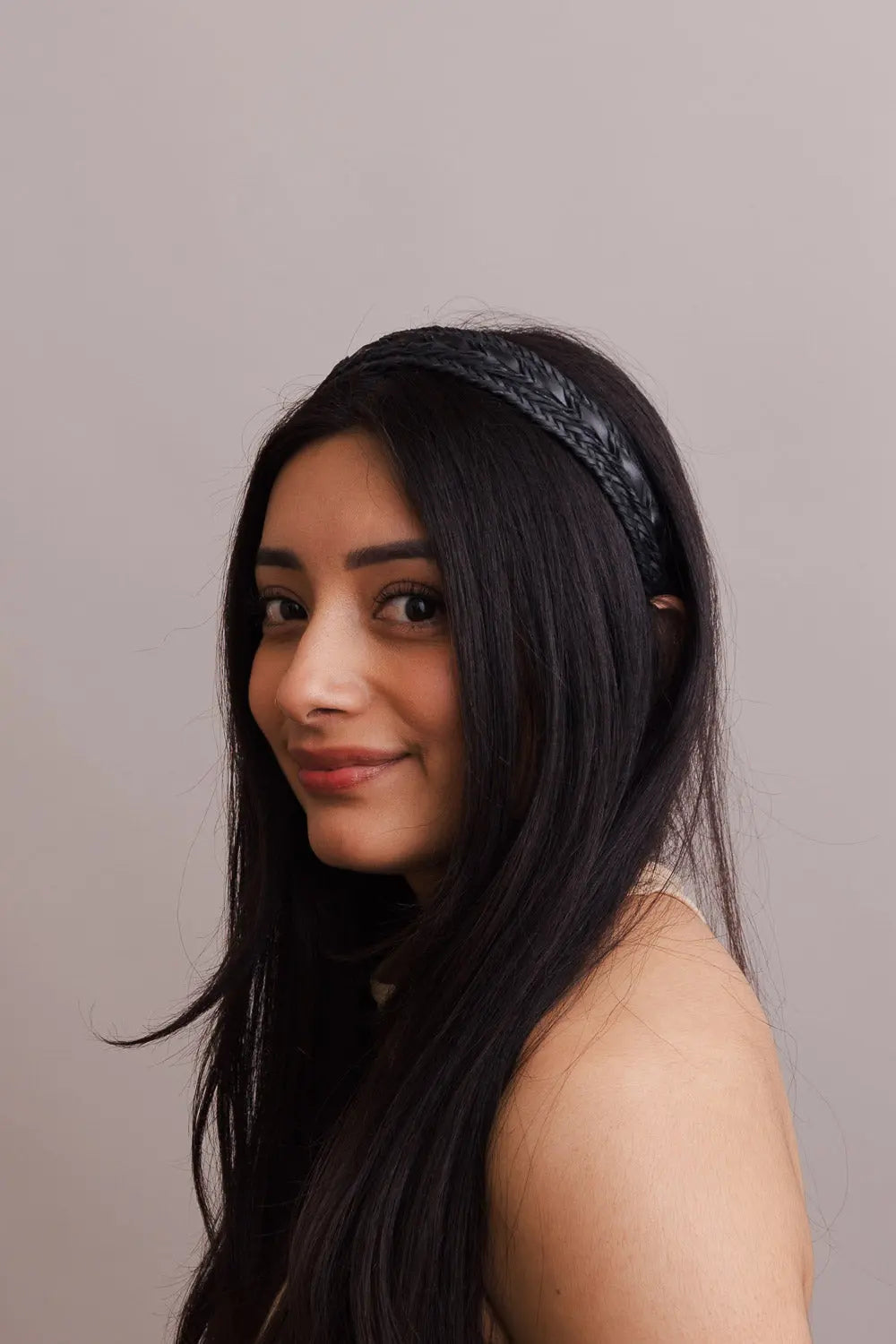 Vegan Leather Patterned Headband – Stylish and Ethical Boho Clothing and Accessories