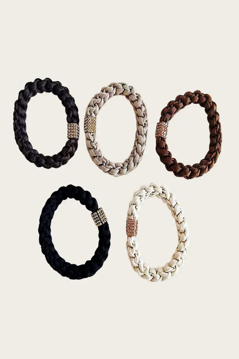 Luxury Vintage Hair Ties – High-Stretch &amp; Durable 🌸✨ Leto Collection