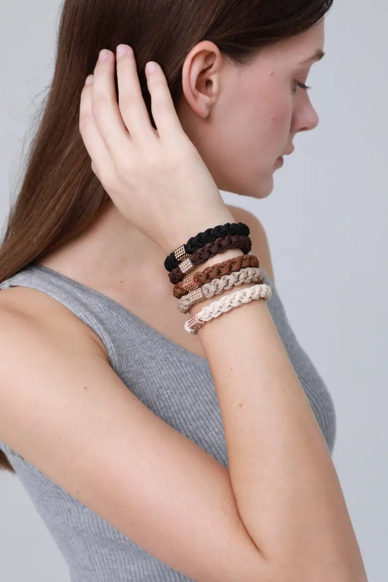 Luxury Vintage Hair Ties – High-Stretch &amp; Durable 🌸✨ Leto Collection