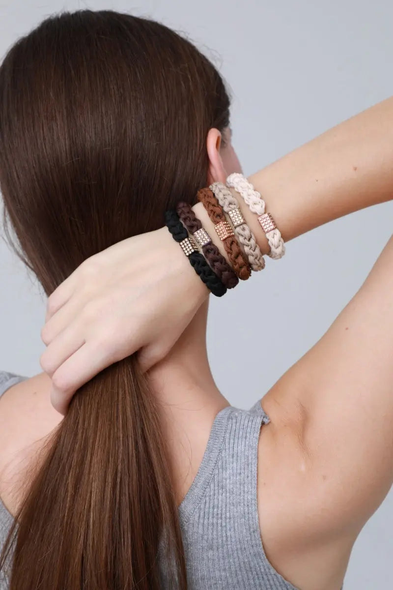 Luxury Vintage Hair Ties – High-Stretch &amp; Durable 🌸✨ Leto Collection