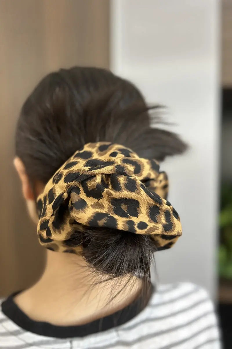 Leopard Print Scrunchies – Wild Animal Hair Rings 🐆✨ Leto Collection