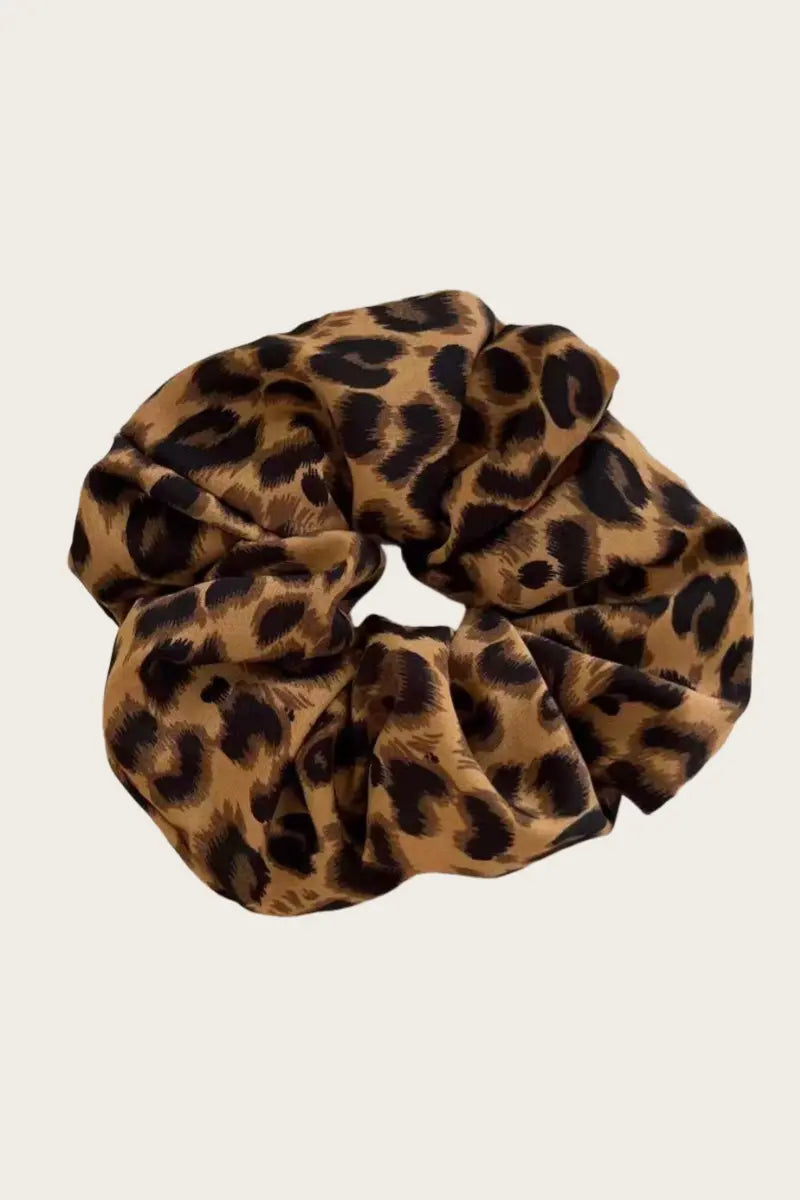 Leopard Print Scrunchies – Wild Animal Hair Rings 🐆✨ Leto Collection