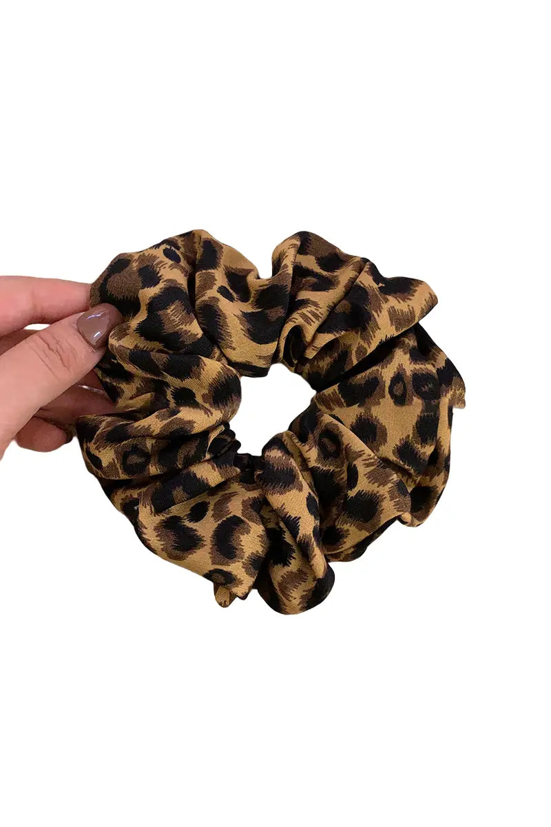 Leopard Print Scrunchies – Wild Animal Hair Rings 🐆✨ Leto Collection