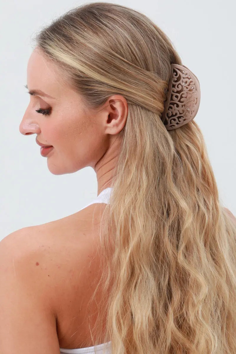 Openwork Engraving Hair Clip – New Fashion Detail 🌀 Leto Collection