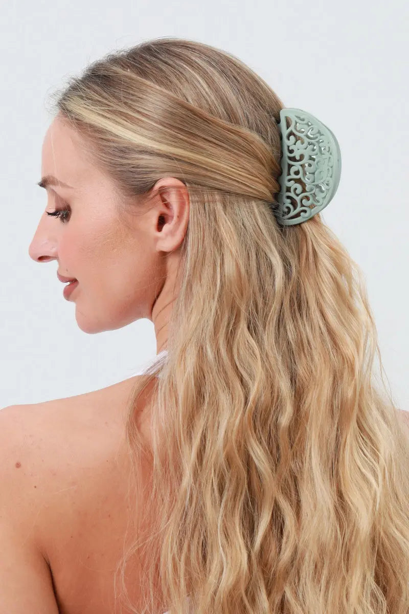 Openwork Engraving Hair Clip – New Fashion Detail 🌀 Leto Collection