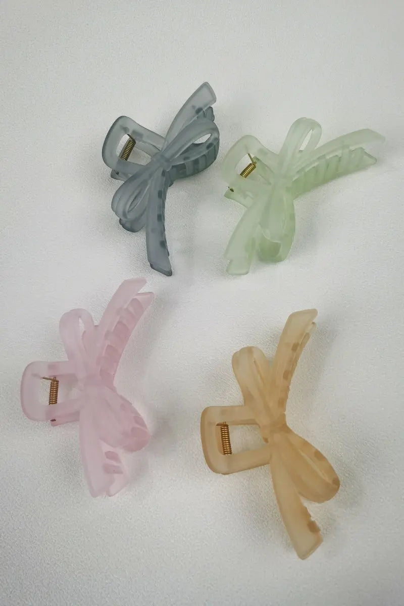 Solid Bow Hair Clip – Everyday Style Accent 🎀 Leto Collection