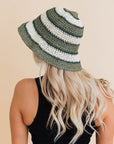 Woven Wonders Striped Sun Weave Hat