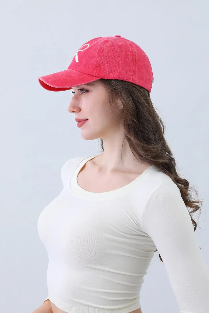 Embroidered Bow Ribbon Baseball Cap – Stylish & Chic🎀⚾️ Boho Clothing and Accessories