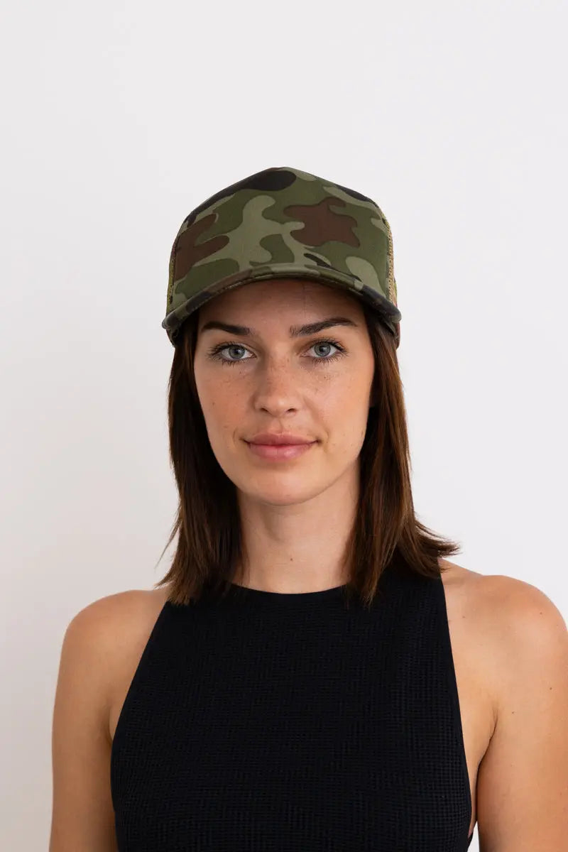 Ultimate Camouflage Mesh Back Trucker Hat Leto Collection