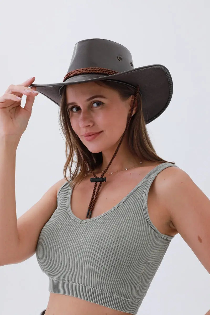 Classic Adjustable Cowboy Hat – Timeless Fit, Modern Comfort🤠☀️ Leto Collection