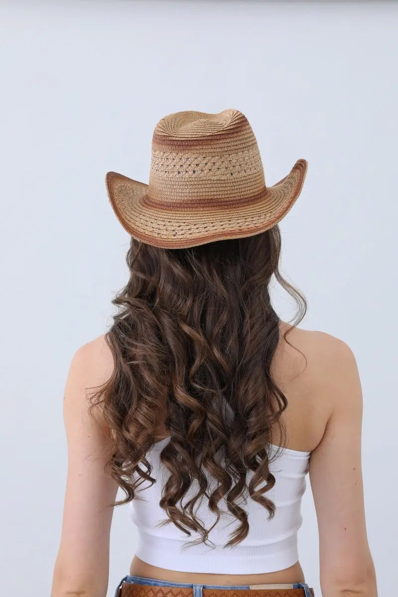Breathable Braided Cowboy Hat – Earthy &amp; Sun-Ready🌞🤠 Leto Collection