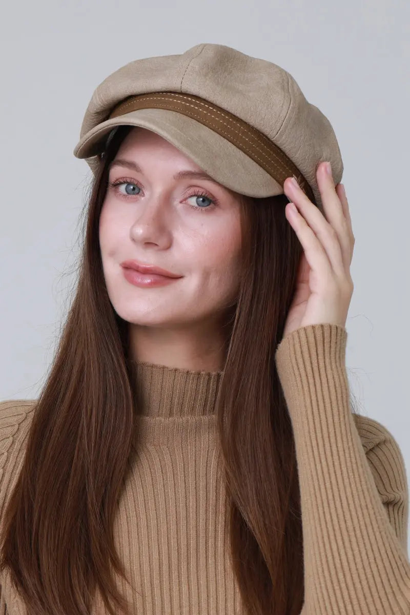 Vintage Military Officer Cap – Classic Lieutenant Style Leto Collection