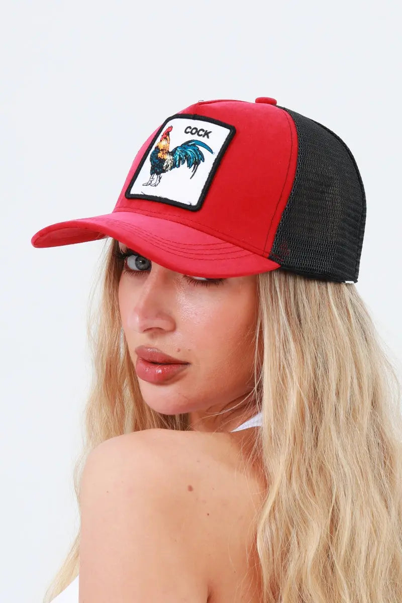 Vibrant Embroidered Animal Baseball Cap – Soft Cotton Street Style Boho Clothing and Accessories