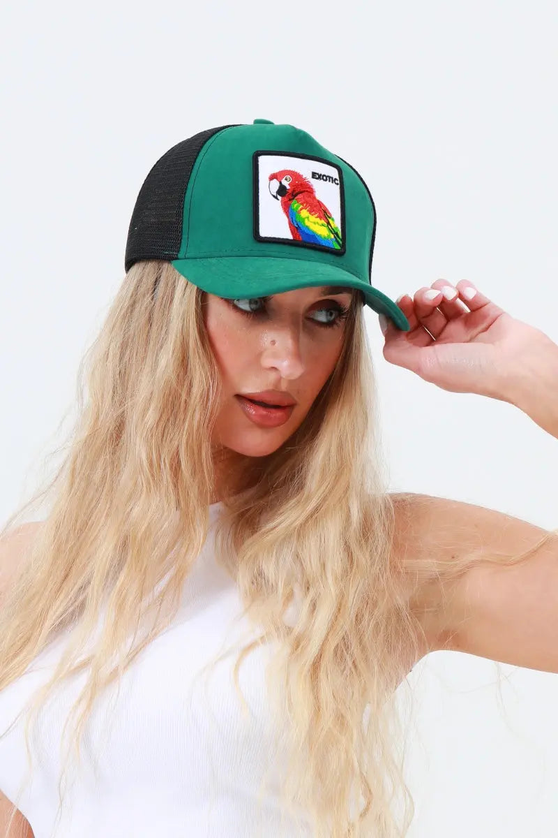 Vibrant Embroidered Animal Baseball Cap – Soft Cotton Street Style Boho Clothing and Accessories