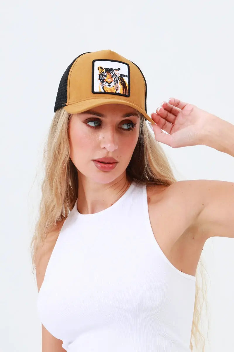 Vibrant Embroidered Animal Baseball Cap – Soft Cotton Street Style Boho Clothing and Accessories