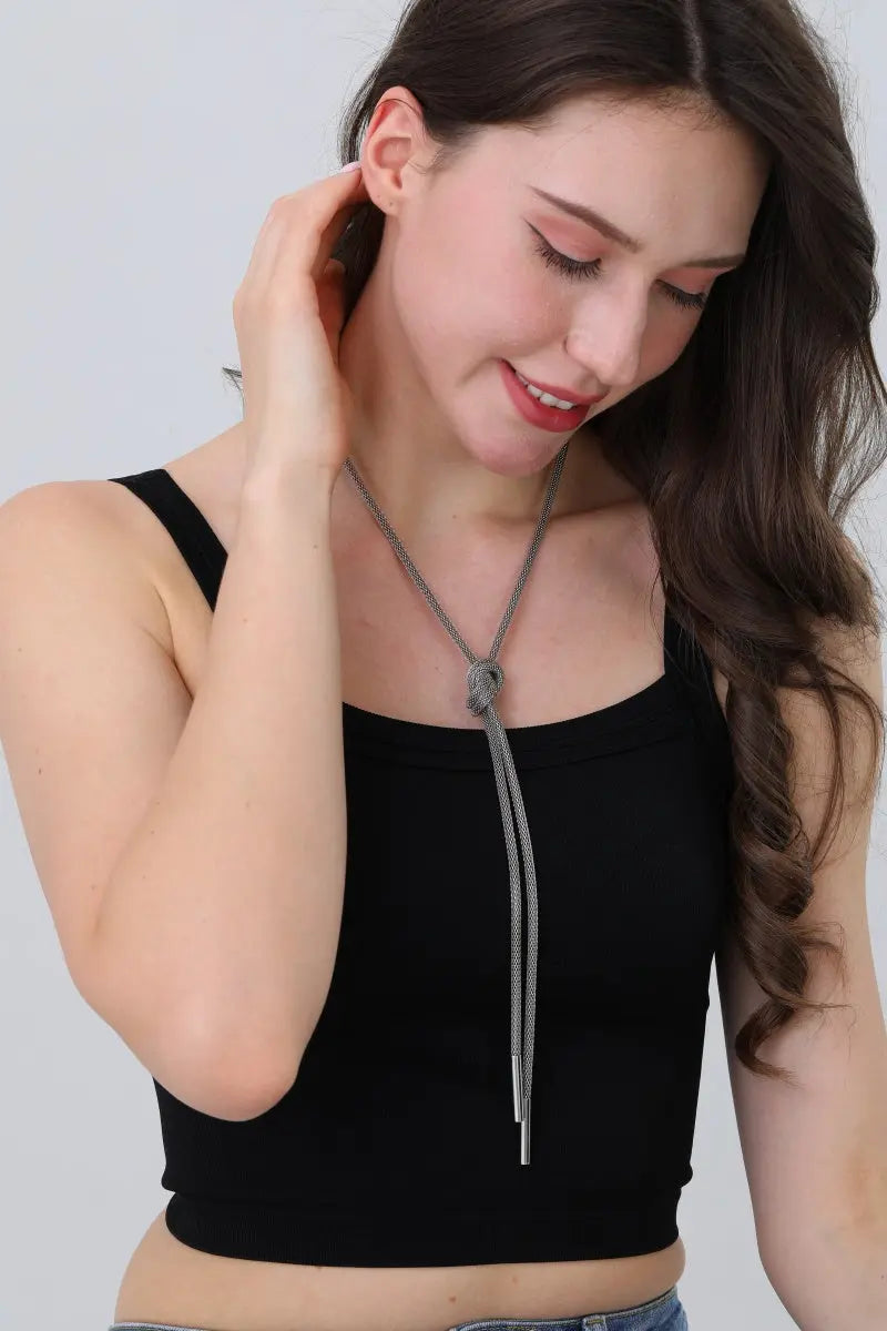 Minimalist Linear Necklace – Modern Geometry &amp; Timeless Style✨ Leto Collection