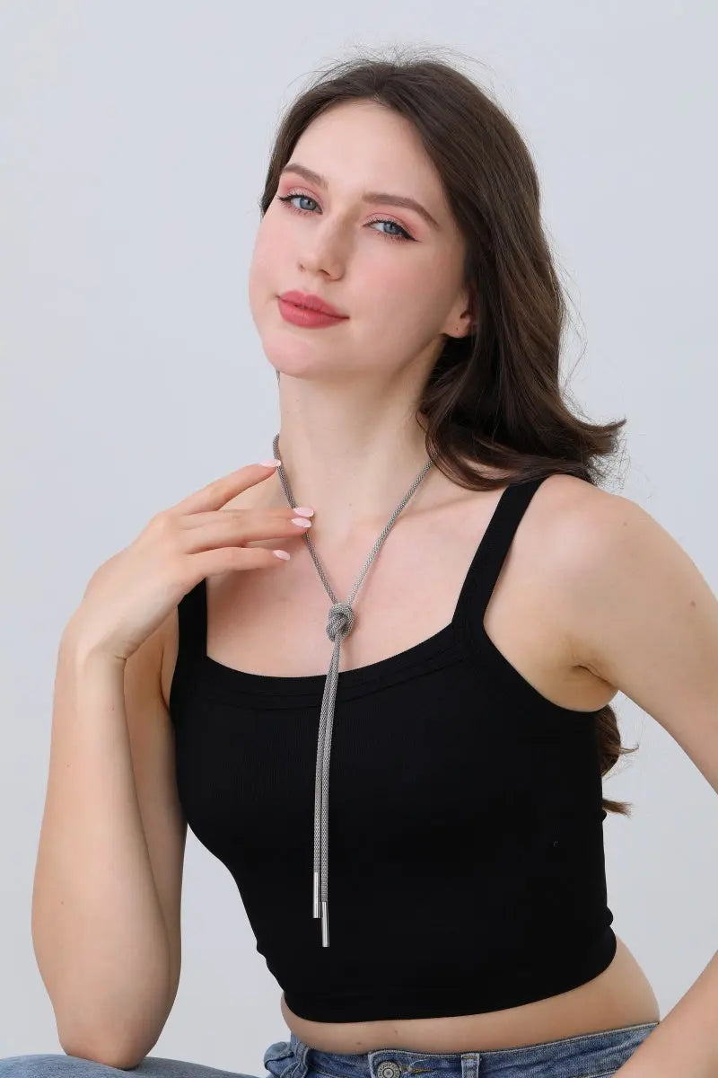 Minimalist Linear Necklace – Modern Geometry &amp; Timeless Style✨ Leto Collection