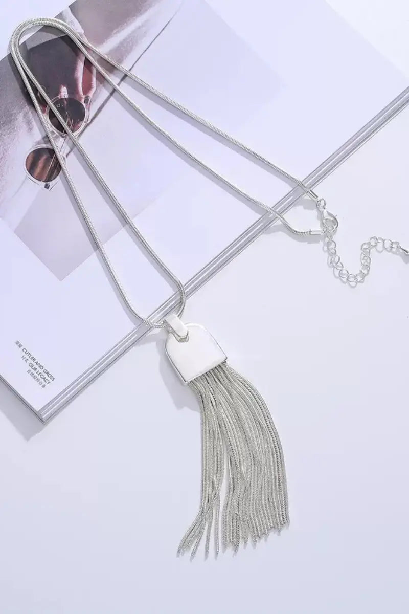Long Tassel Pendant Necklace - Best Seller for Boutique 💎 Leto Collection