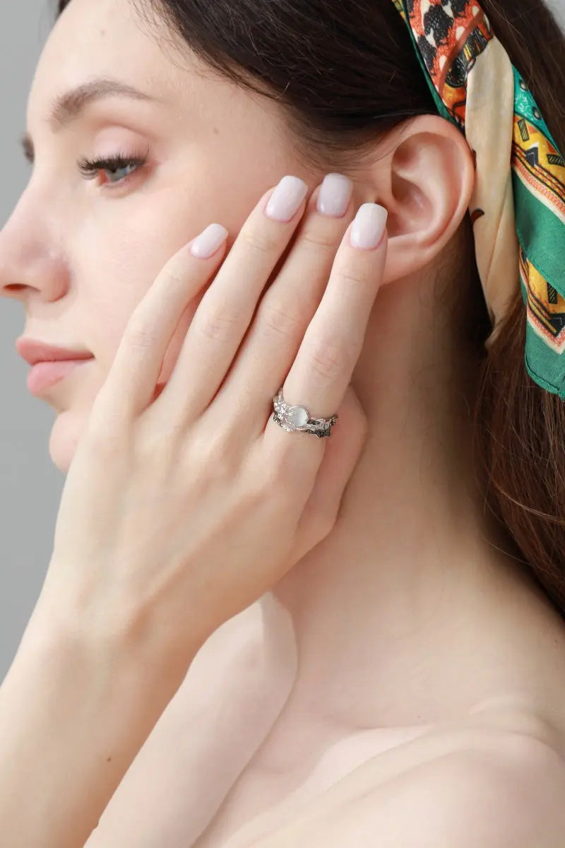 Celestial Sun Nugget Rings – Matching Couple Jewelry 🌞 Leto Collection