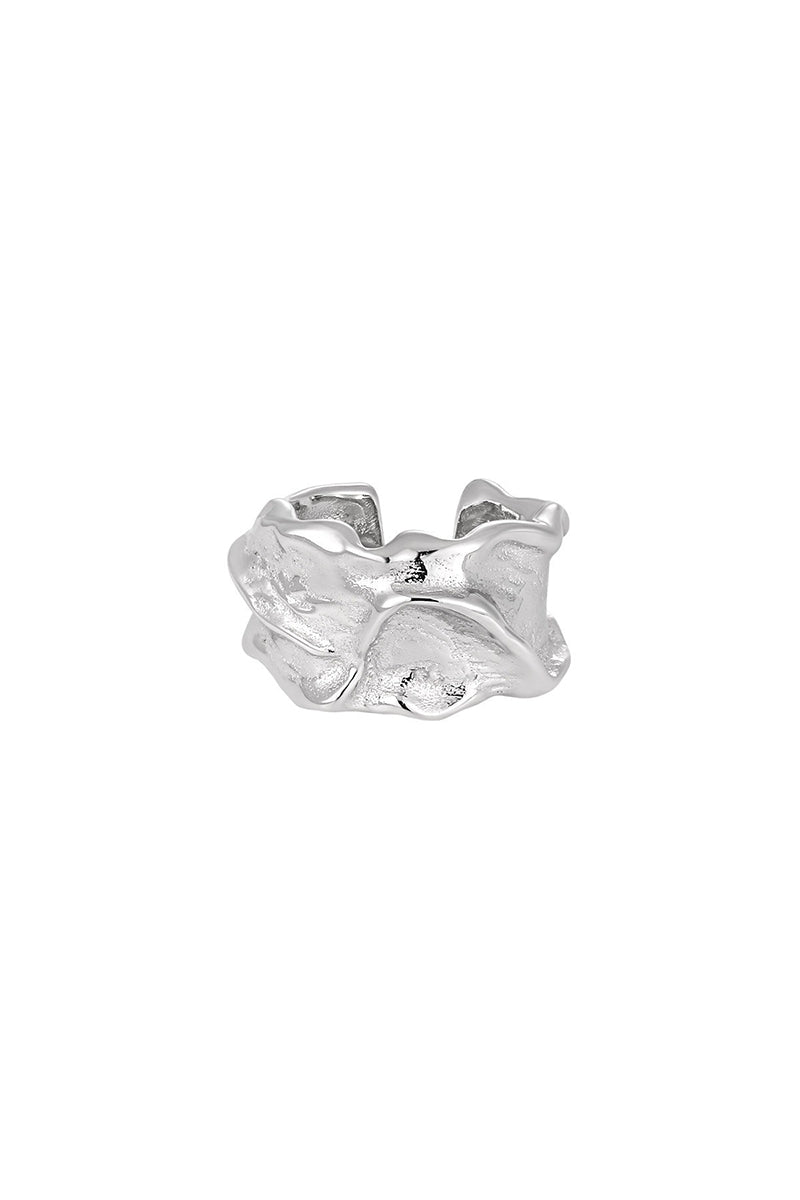 Luxe Asymmetrical Nugget Rings – Minimalist Open-Band Jewelry 🌟⛓️