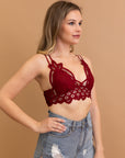 Crochet Lacey Charm Padded Bralette