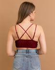 Crochet Lacey Charm Padded Bralette