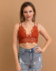 Crochet Lacey Charm Padded Bralette