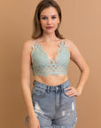 Crochet Lacey Charm Padded Bralette