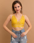 Crochet Lacey Charm Padded Bralette